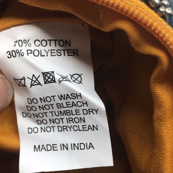 NWT Beaded Boho Paisley Embellished Clutch Pouch - Picture 12 of 15